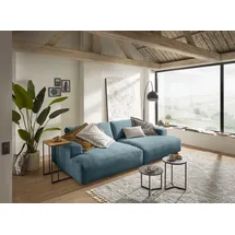 Musterring Loungesofa Lucia Big Sofa, bequem, Mega-Sitzfläche, Cord Bezug, viel Platz, Cord-Bezug, Breite 292 cm blau