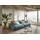 Musterring Loungesofa Lucia Big Sofa, bequem, Mega-Sitzfläche, Cord Bezug, viel Platz, Cord-Bezug, Breite 292 cm blau
