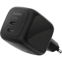 Belkin Dual USB-C Ladegerät Power Delivery und PPS (67 W) schwarz