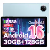 DOOGEE TABA9 PRO+ Android 16 11 Zoll Kinder tablet 6GB+128GB/2TB 8580 mAh Tablet (11", 128 GB, 16, 8580 mAh Akku, 13 MP + 5 MP, WiFi 5, Widevine L1, GPS, Face ID, OTG) grau