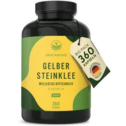 Gelber Steinklee - 360 Kapseln Vegan - TRUE NATURE 360 St