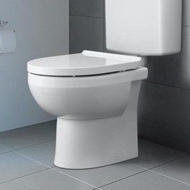 Duravit No.1 Stand-Tiefspül-WC Set, rimless, mit WC-Sitz,