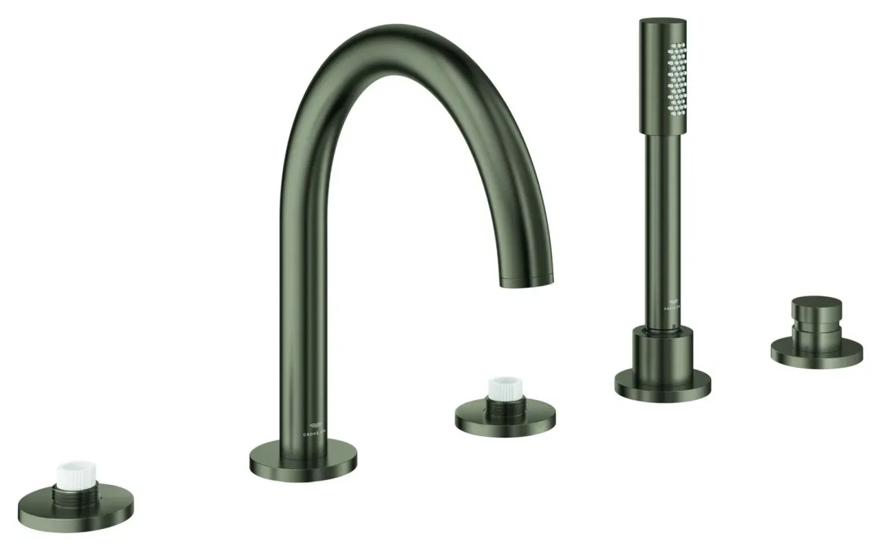GROHE 5-L-Wannenkombin. Atrio Private C. 25224 für Hebelgriffe satin graphite, 25224MG0 25224MG0