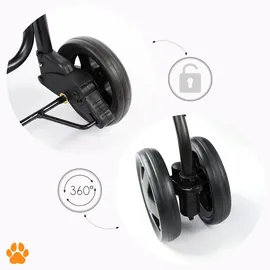 my duque Coco 2in1 Hundebuggy bis 15 kg Schwarz