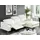 vente-unique Relaxsofa Ecksofa Leder - Ecke Rechts - Elfenbein - LISMORE