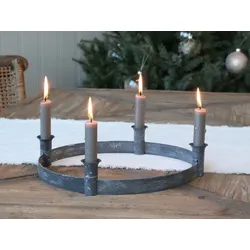 Advent Kerzenhalter antik für Stabkerzen