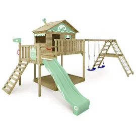 Wickey Spielturm Smart Ocean Holz Grün