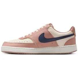 Nike Court Vision Low Next Nature Damen Particle Pink/Pale Ivory/Metallic Gold/Midnight Navy 38
