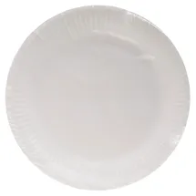 ProNappe Runde Pappteller 50 St. Durchmesser 23 cm Weiß