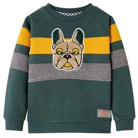 vidaXL Sweatshirt Darkgreen 104