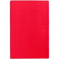 Snapstyle Trend Velours Teppich, Joy Knallrot 200x250cm