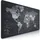 CSL TITANWOLF XXL Speed Gaming Mauspad - 900 x 400mm - XXL Mousepad - Tischunterlage Large Size - verbessert Präzision und Geschwindigkeit - rutschfest - Design Weltkarte Wolfskopf