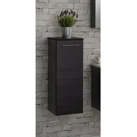 Fackelmann Midischrank 30,2 x 81 x 32 cm Braun/Schwarz