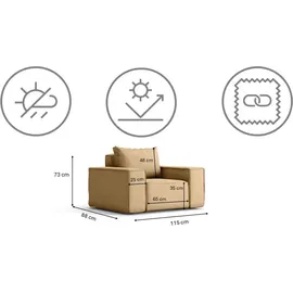 kaiser möbel Sonne Exclusiv Loungeset beige