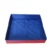 Hundepool faltbar, Tragbar Hunde Planschbecken rutschfeste Schwimmbecken Für Haustiere Hundebad Hunde Schwimmbecken Für Welpen Kleine Katzen Und Haustiere, 50x50x10cm