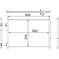 Mahle AC 755 000S A/C-Kondensator