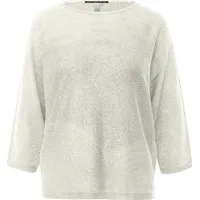 QS Pullover in Glitzeroptik Beige M