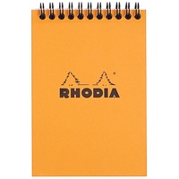 Rhodia 13500C Notizbuch A6, 80 Blätter orange