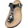 ROHDE Zehentrenner Pantolette Metallic-Optik Alba 5600, Größe:38 EU,