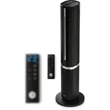 Balter 5-in-1 Ventilator mit Wasserkühlung - Luftkühler & Luftreiniger, Luftbefeuchter - Turmventilator mit Wasserkühlung - 15Std Timer - sehr leise