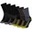 Herren Socks 6 Paar Blau/Gelb/Grau 46-48