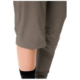 Vaude Farley Stretch Capri T-Zip III Zip-Off-Hose Braun 34