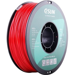 eSUN ABS+ Feuerwehr Rot Filament 1.75mm 1Kg eSun, 3D Filament