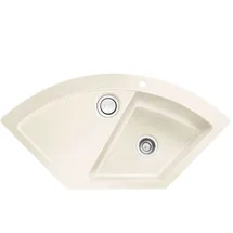 Systemceram Mera Eck Magnolie + Handbetätigung