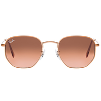 Ray Ban Hexagonal Flat Lenses RB3548N 51mm bronze-copper / brown gradient