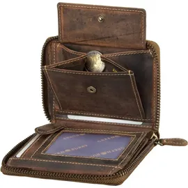 GREENBURRY Vintage Geldbörse Unisex braun