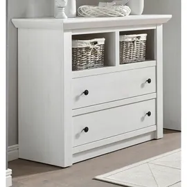 furn.design Sideboard 105 x 90 cm Weiß / Pinie
