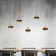 neuhaus pure LED-Pendelleuchte PURE Falling RINGS