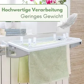 GarPet Heizungstrockner Heizkörper Badewanne Balkon Wäsche Trockner inkl Wäscheklammern