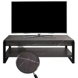 Mendler HWC-L53 Fernsehtisch Lowboard 42x120x44cm Grau Metall