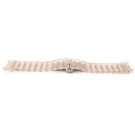 system-s Armband 20 mm aus PC für Samsung Galaxy Watch 5 4 Smartwatch in Glitzer Pink