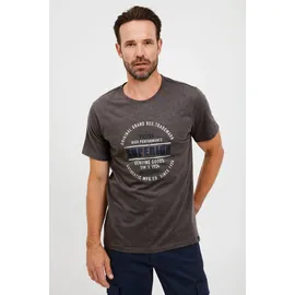 FQ1924 T-Shirt FQ1924 "T-Shirt FQRiko", Herren, Gr. S, grau (pewter mix), Obermaterial: 100% Baumwolle CO., Shirts T-Shirt