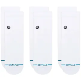 Stance Icon Quarter Socken 3er Pack Weiß 39-42