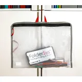 FolderSys A4, Bungee-Bag, Reißverschluß Utensilienbeutel, Gummischlaufe PVC-frei, 40624-36
