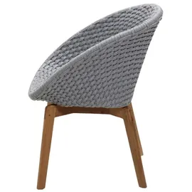 Cane-Line Peacock Sessel 61 x 61 x 81 cm hellgrau