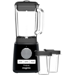 Magimix Power Blender Standmixer Schwarz + Gratis Juice Cups (2 Stück)