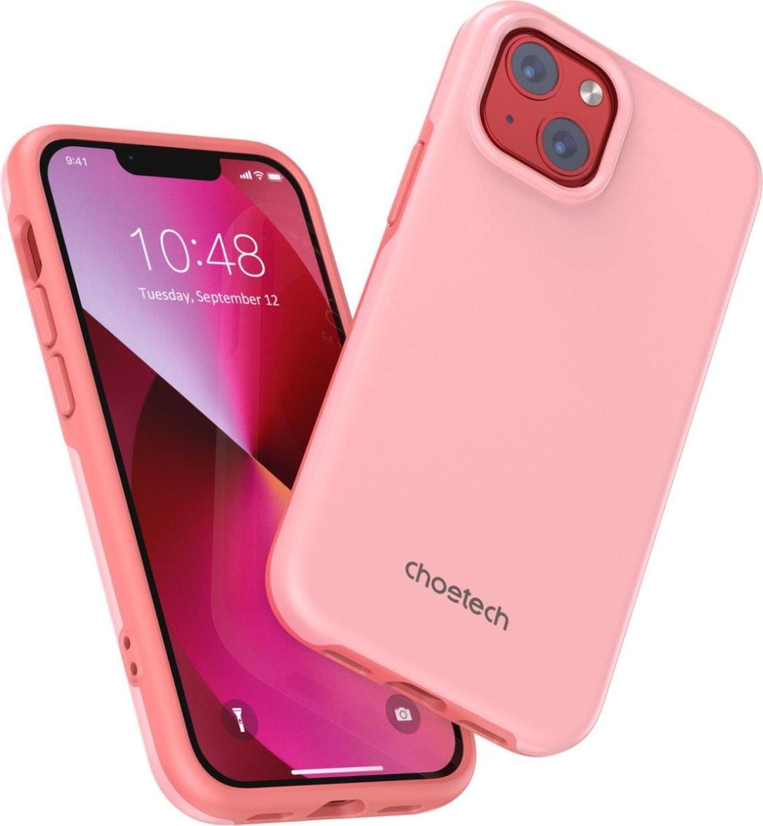 Choetech PC0112-MFM-PK iPhone13 MFM PC + TPU Phone Case, 6.1 Inch, Pink (iPhone 13), Smartphone Hülle, Pink