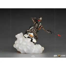 Iron Studios The Mandalorian - IG-11 and The Child Deluxe Statue 1/10 - Schwarz