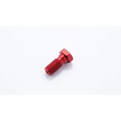 LSL Aluminium holle bout M10x1.25, rood, rood