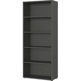 Germania Büromöbel-Set GERMANIA "Lemont", grau (graphit), B:272cm H:197cm T:40cm, Holzwerkstoff, Kunststoff, Metall, Arbeitsmöbel-Sets, Büromöbel-Set, Set bestehend aus 2 Aktenschränke 4042 und 1 Aktenregal 4235