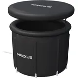 Maxxus Eisbad - XL. 450L. Ice Bath. Eisfass. Eisbaden Tonne. Eistonne für Zuhause, SCHWARZ No Size