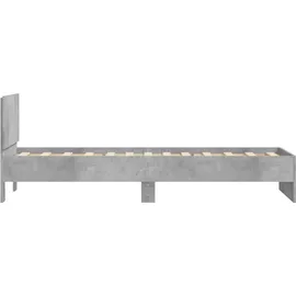 vidaXL Bettgestell 90 x 200 cm H2 Grau