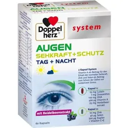 DOPPELHERZ Augen Sehkraft+Schutz system Kapseln 60 St