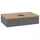 Villeroy & Boch Antao Waschbeckenunterschrank L08_5, 800x190x500mm mit Beleuchtung, 1 Auszug, 800 x 190 x 500 mm, Front mit Struktur, Anthracite Matt Lacquer Honey Oak
