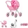 Chipolino Puppenwagen Daisy klappbar,