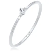 Elli Ring 925 Sterling Silber Verlobungsring in Silber | Gr.: 54